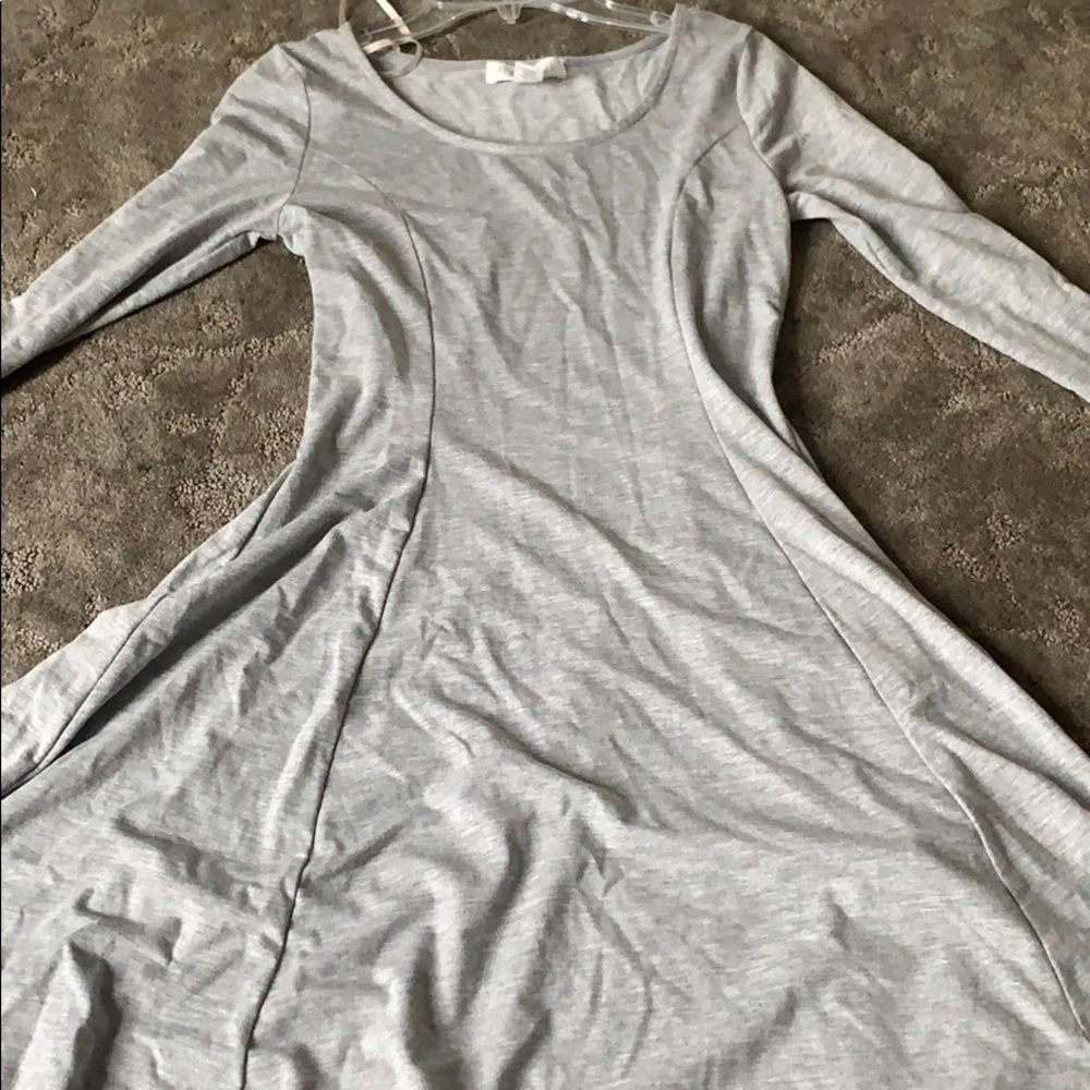 Plain grey dress